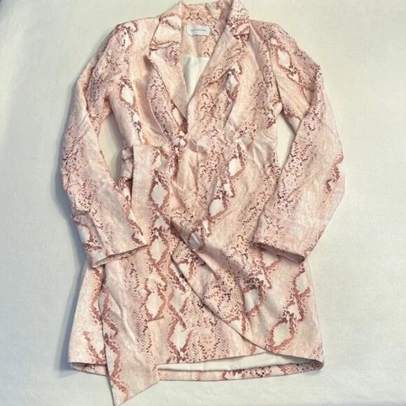 Significant Other Reflection Blazer in Dress in Snake - 4 ($200) - Picture 2 of 9